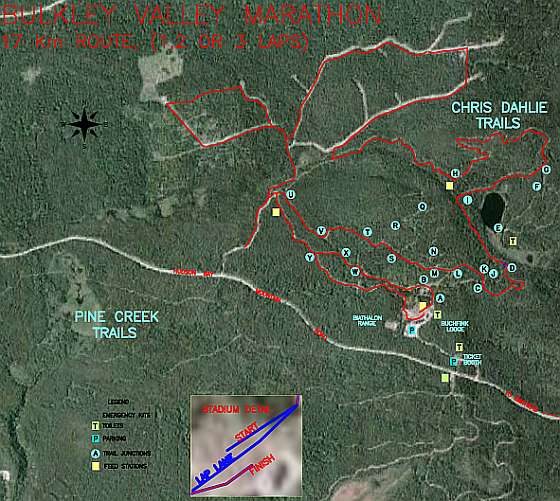17 km Marathon Route 17 km Marathon Route