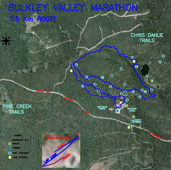 7.5 km Route 7.5 km Route
