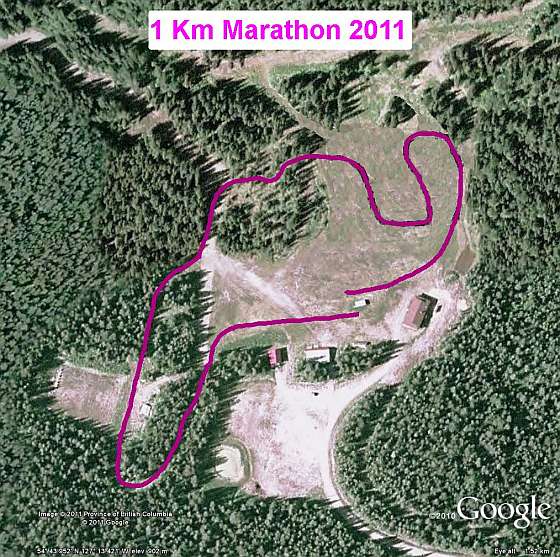 1 km Route 1 km Route